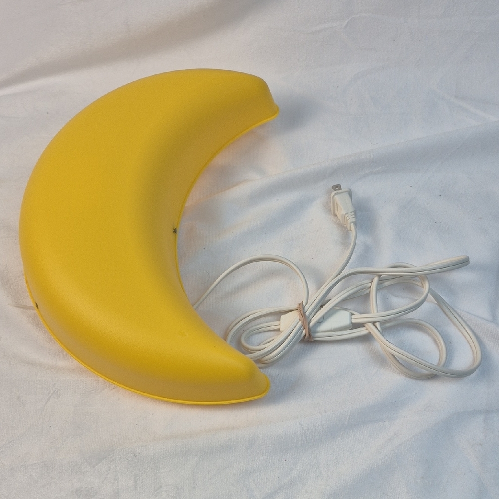 Ikea Smila Yellow Crescent Moon Wall Light